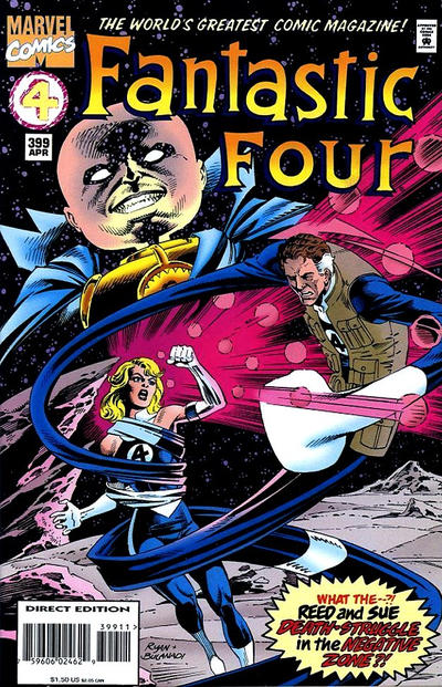 Cover for Fantastic Four (Marvel, 1961 series) #399 [Regular Direct Edition]