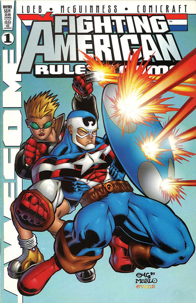 Cover for Fighting American: Rules of the Game (Awesome, 1997 series) #1 [Cover A]