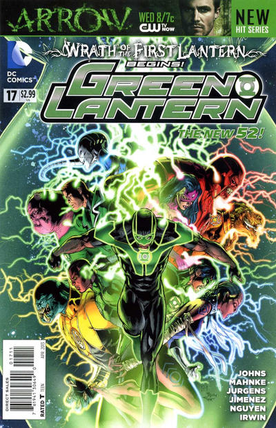 Cover for Green Lantern (DC, 2011 series) #17 [Direct Sales]