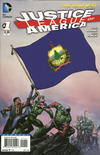 Cover for Justice League of America (DC, 2013 series) #1 [Vermont Flag Cover]