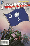 Cover for Justice League of America (DC, 2013 series) #1 [South Carolina Flag Cover]