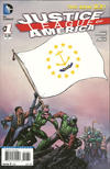 Cover for Justice League of America (DC, 2013 series) #1 [Rhode Island Flag Cover]