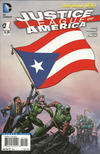 Cover for Justice League of America (DC, 2013 series) #1 [Puerto Rico Flag Cover]