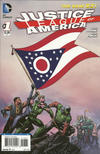 Cover for Justice League of America (DC, 2013 series) #1 [Ohio Flag Cover]