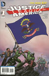 Cover for Justice League of America (DC, 2013 series) #1 [North Dakota Flag Cover]