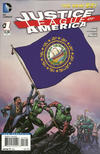 Cover Thumbnail for Justice League of America (2013 series) #1 [New Hampshire Flag Cover]