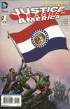 Cover for Justice League of America (DC, 2013 series) #1 [Missouri Flag Cover]