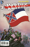 Cover for Justice League of America (DC, 2013 series) #1 [Mississippi Flag Cover]