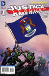 Cover Thumbnail for Justice League of America (2013 series) #1 [Michigan Flag Cover]