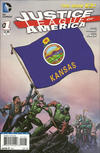 Cover Thumbnail for Justice League of America (2013 series) #1 [Kansas Flag Cover]
