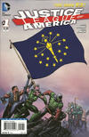 Cover for Justice League of America (DC, 2013 series) #1 [Indiana Flag Cover]