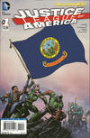 Cover for Justice League of America (DC, 2013 series) #1 [Idaho Flag Cover]