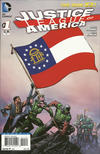 Cover for Justice League of America (DC, 2013 series) #1 [Georgia Flag Cover]