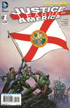 Cover for Justice League of America (DC, 2013 series) #1 [Florida Flag Cover]