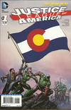 Cover for Justice League of America (DC, 2013 series) #1 [Colorado Flag Cover]