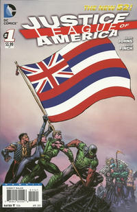 Cover Thumbnail for Justice League of America (DC, 2013 series) #1 [Hawaii Flag Cover]