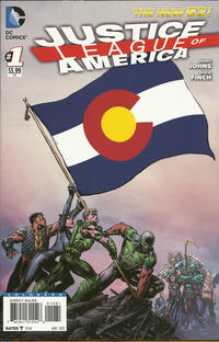 Cover Thumbnail for Justice League of America (DC, 2013 series) #1 [Colorado Flag Cover]