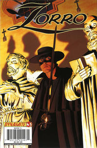 Cover Thumbnail for Zorro (Dynamite Entertainment, 2008 series) #3 [Mike Mayhew Cover]