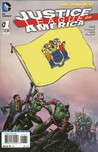 Cover Thumbnail for Justice League of America (DC, 2013 series) #1 [New Jersey Flag Cover]