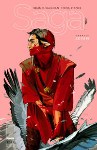 Cover Thumbnail for Saga (Image, 2012 series) #7 [2nd Printing Cover by Fiona Staples]
