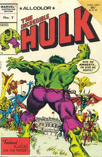 Cover Thumbnail for The Incredible Hulk (Federal, 1984 series) #7