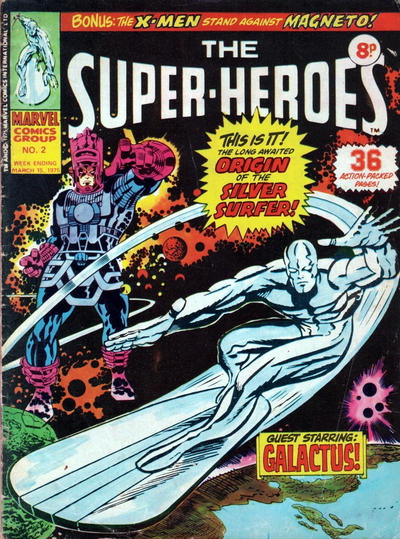 Cover for The Super-Heroes (Marvel UK, 1975 series) #2