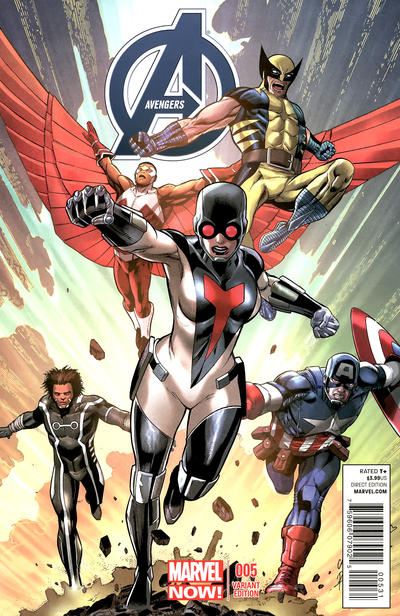 Cover for Avengers (Marvel, 2013 series) #5 [Variant Cover by Carlos Pacheco]