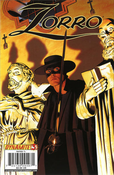 Cover for Zorro (Dynamite Entertainment, 2008 series) #3 [Mike Mayhew Cover]