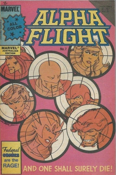 Cover for Alpha Flight (Federal, 1984 ? series) #7