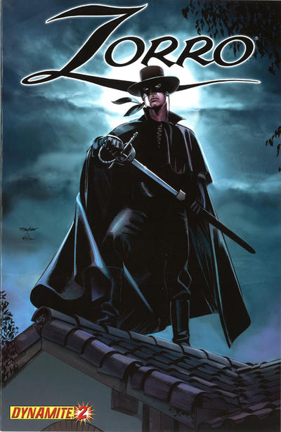 Cover for Zorro (Dynamite Entertainment, 2008 series) #2 [Cover B - Mike Mayhew]