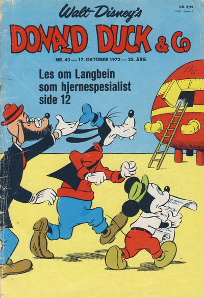 Cover for Donald Duck & Co (Hjemmet / Egmont, 1948 series) #43/1972