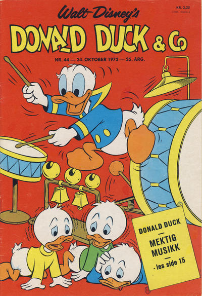 Cover for Donald Duck & Co (Hjemmet / Egmont, 1948 series) #44/1972