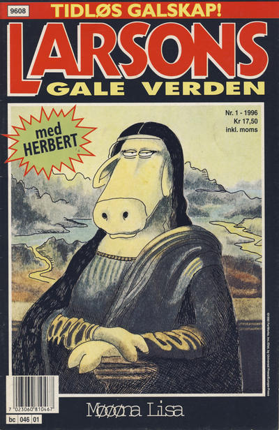 Cover for Larsons gale verden (Bladkompaniet / Schibsted, 1992 series) #1/1996