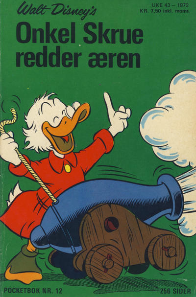 Cover for Donald Pocket (Hjemmet / Egmont, 1968 series) #12 - Onkel Skrue redder æren [1. opplag]