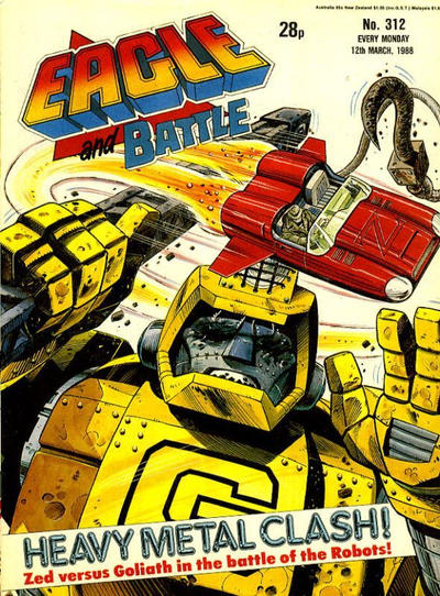 Cover for Eagle (IPC, 1982 series) #312