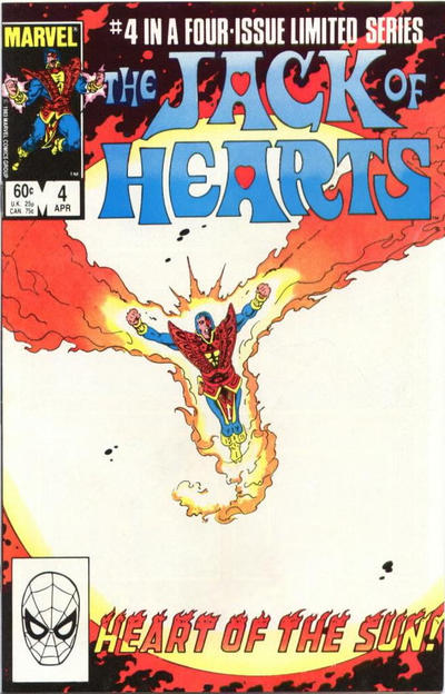 Cover for The Jack of Hearts (Marvel, 1984 series) #4 [Direct]