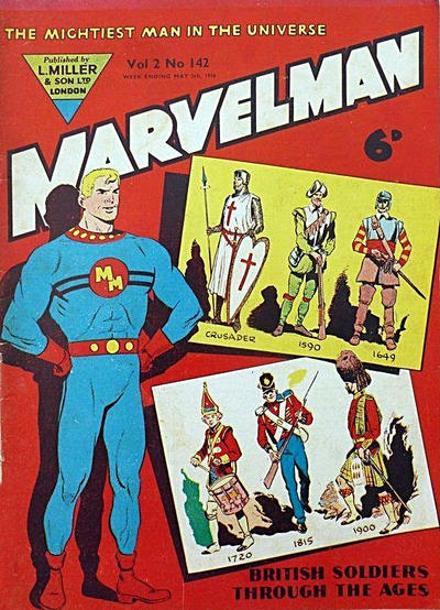 Cover for Marvelman (L. Miller & Son, 1954 series) #142