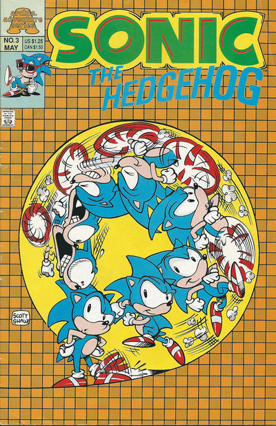 Cover for Sonic the Hedgehog (Archie, 1993 series) #3 [Direct]