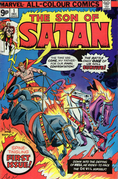 Cover for Son of Satan (Marvel, 1975 series) #1 [British]