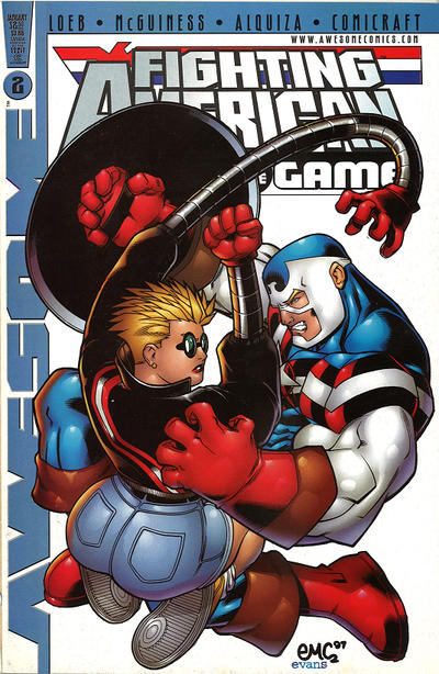 Cover for Fighting American: Rules of the Game (Awesome, 1997 series) #2 [Cover A]