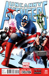 Cover for Uncanny Avengers (Marvel, 2012 series) #4 [Avengers #4 Kirby Homage]