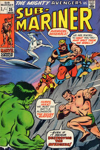 Cover for Sub-Mariner (Marvel, 1968 series) #35 [British]