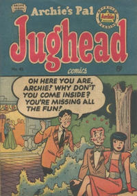 Cover Thumbnail for Archie's Pal Jughead (H. John Edwards, 1950 ? series) #42