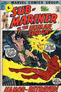 Cover Thumbnail for Sub-Mariner (Marvel, 1968 series) #44 [British]