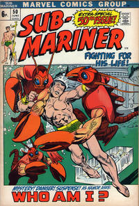 Cover Thumbnail for Sub-Mariner (Marvel, 1968 series) #50 [British]