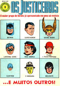 Cover Thumbnail for Quadrinhos (1ª Série) [Os Justiceiros] (Editora Brasil-América [EBAL], 1967 series) #1