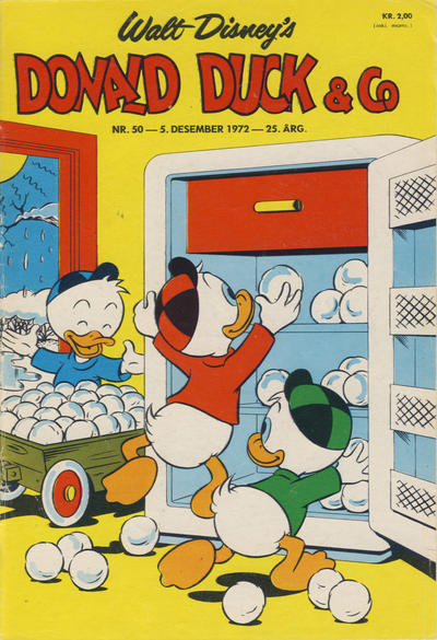 Cover for Donald Duck & Co (Hjemmet / Egmont, 1948 series) #50/1972