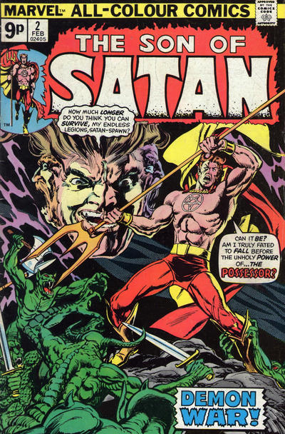 Cover for Son of Satan (Marvel, 1975 series) #2 [British]