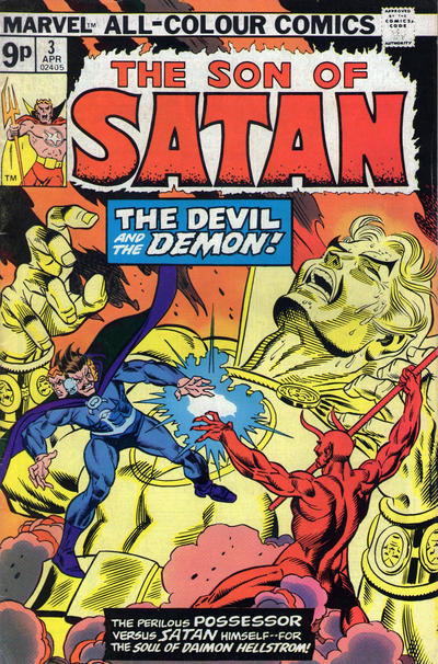 Cover for Son of Satan (Marvel, 1975 series) #3 [British]