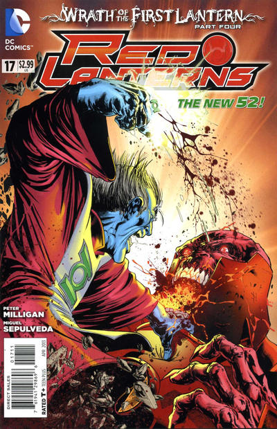 Cover for Red Lanterns (DC, 2011 series) #17 [Direct Sales]